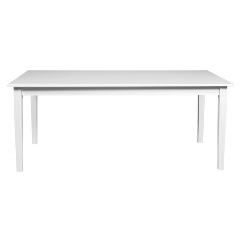 RO Witts Extending Dining Table Rectangular Large White